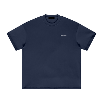 Basic Logo Heavyweight T-Shirt / Navy / 305GSM.