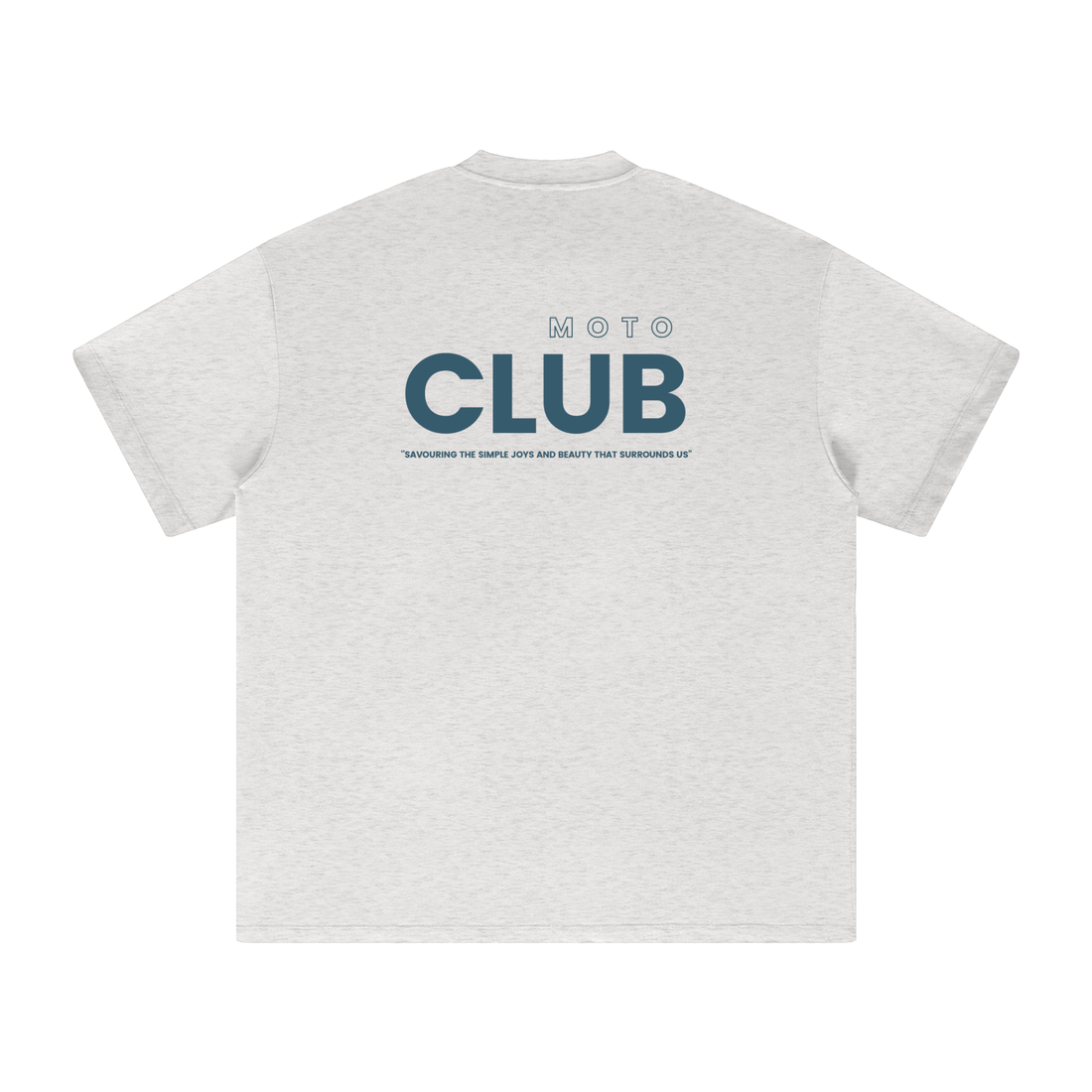'Keep Exploring' Heavyweight T-Shirt / Oat Grey / 305GSM.