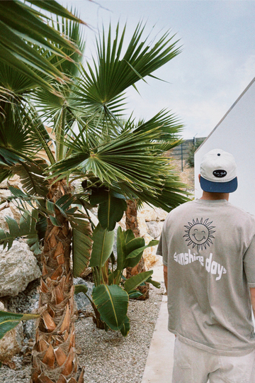 Moto Club Classic Two Tone Cap - Natural / Midnight.