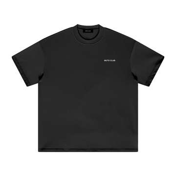 Basic Logo Heavyweight Earth Tone T-Shirt / Black / 305GSM.